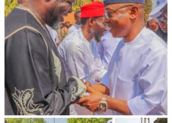 GOVERNOR ODODO CHAMPIONS KOGI STATE’S DEVELOPMENT AT NYAMKPO COMMUNITY OF BASSA LOCAL GOVERNMENT ELECTRIFICATION PROJECT INAUGURATION.