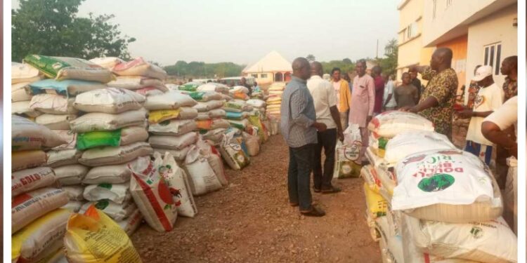 YULETIDE: GOVERNOR ODODO DISTRIBUTES OVER 100 TRUCKS OF RICE TO RESIDENTS