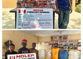 NDLEA INTERCEPTS UK-BOUND ILLICIT DRUG CONSIGNMENT IN DUVET AT LAGOS AIRPORT, ARRESTS 2