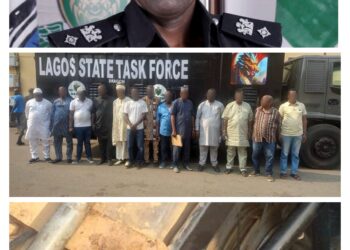LAGOS STATE TASKFORCE ARRESTS, PROSECUTES 12 SUSPECTED LAND GRABBERS IN ALAUSA