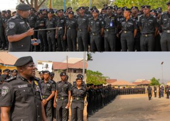 CP DANTAWAYE ADDRESSES 337 NEWLY PASS OUT POLICE CONSTABLES AT THE COMMAND HEADQUARTERS, LOKOJA