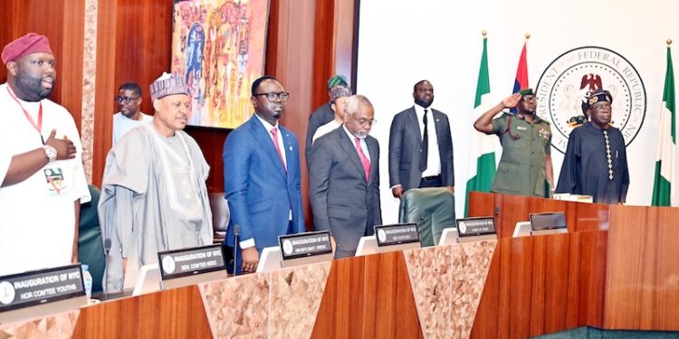 NIGERIAN PROFESSIONALS WILL RETURN AS ECONOMY IMPROVES, PRESIDENT TINUBU ASSURES AT INAUGURATION OF NATIONAL YOUTH CONFAB PLANNING COMMITTEE