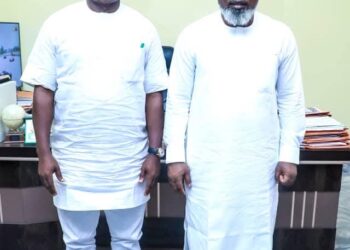 THE RECTOR,  KOGI POLY. PROF.  OGBO CELEBRATES COMM.  OZIGI SALAMI ON HIS BIRTHDAY