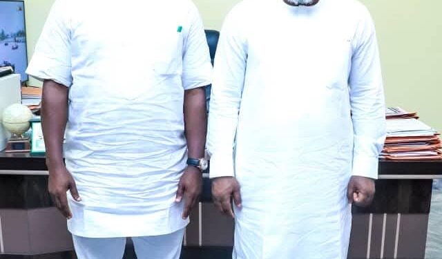 THE RECTOR,  KOGI POLY. PROF.  OGBO CELEBRATES COMM.  OZIGI SALAMI ON HIS BIRTHDAY