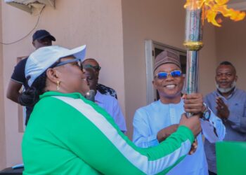 OGUN2025: GOV ODODO RECEIVES TORCH OF UNITY AHEAD OF 22ND NATIONAL SPORTS FESTIVAL