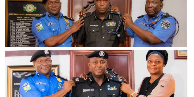 KOGI POLICE COMMAND HONOURS EXCELLENCE AS CP MILLER DANTAWAYE, psc DECORATES THREE NEW ASSISTANT COMMISSIONERS OF POLICE