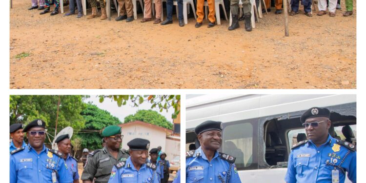 AIG ZUBAIRU AND CP DANTAWAYE VISITS SCENE, DEPLOYS TACTICAL TEAM, ENGAGES STAKEHOLDERS, STRENGTHENS SECURITY MEASURES ALONG THE HIGHWAYS
