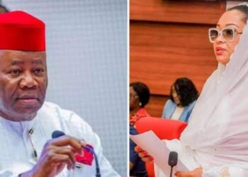 TREAT MY WIFE WITH RESPECT, NATASHA’S HUSBAND TELLS AKPABIO