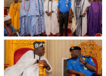 CP DANTAWAYE VISITS HIS ROYAL MAJESTY, OBARO OF KABBA, STRENGTHENS COLLABORATION IN INTELLIGENCE GATHERING, FOR EFFECTIVE POLICING IN OKUN LAND