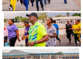 KOGI STATE POLICE COMMAND FLAGS OFF POLICE WEEK WITH FITNESS EXERCISE LED BY CP MILLER G. DANTAWAYE, psc