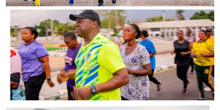 KOGI STATE POLICE COMMAND FLAGS OFF POLICE WEEK WITH FITNESS EXERCISE LED BY CP MILLER G. DANTAWAYE, psc