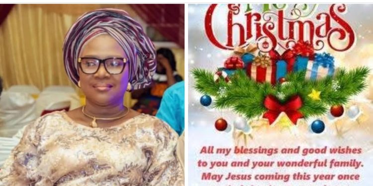 INTERNATIONAL PRESIDENT, STANDUP FOR WOMEN SOCIETY (SWS), CELEBRATES CHRISTIANS AT CHRISTMAS AND URGES SECURITY CONSCIOUSNESS DURING FESTIVE GATHERINGS