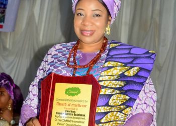 INTERNATIONAL WOMEN’S DAY: AMB. (CHIEF) HASSIAT OZAVIZE HONOURED BY COMIND